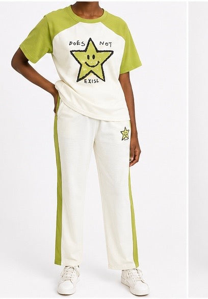 Children's Retro Raglan Tee & Track Pant Co-Ord Set
