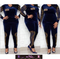 Luxurious Dark NEVY Two-Piece Set